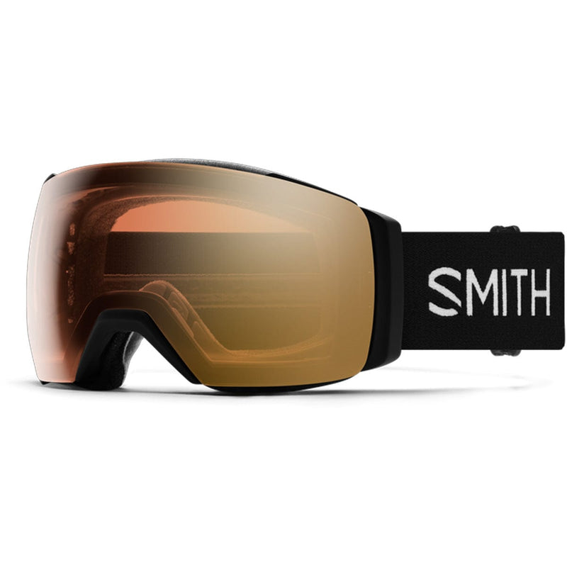 Load image into Gallery viewer, Smith I/O Mag XL Photochromic Black/ChromaPop Pro Photochromic Gold Mirror/Chromapop Storm Blue Sensor Mirror Snow Goggles