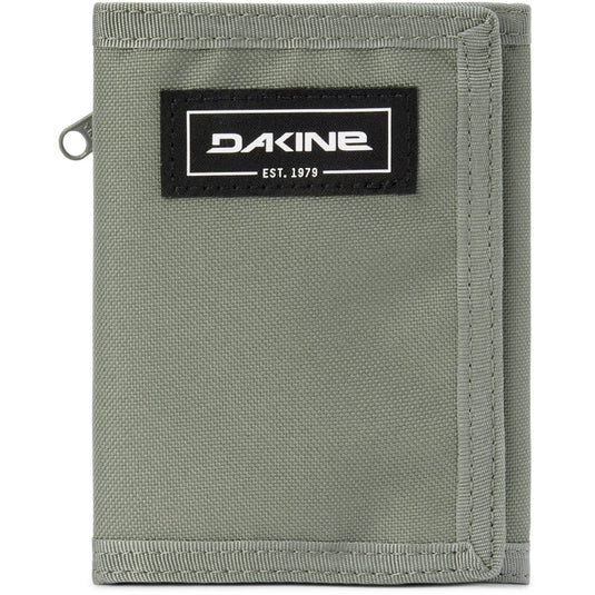 Green wallet with a Dakine logo on a white background