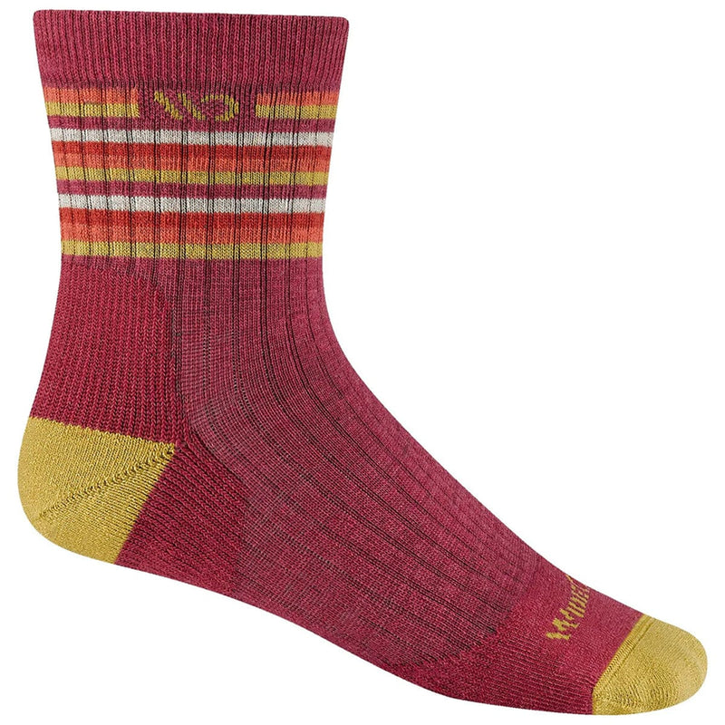 Load image into Gallery viewer, Wide Open by Darn Tough Women's Multi Stripe Midweight Micro Crew Sock