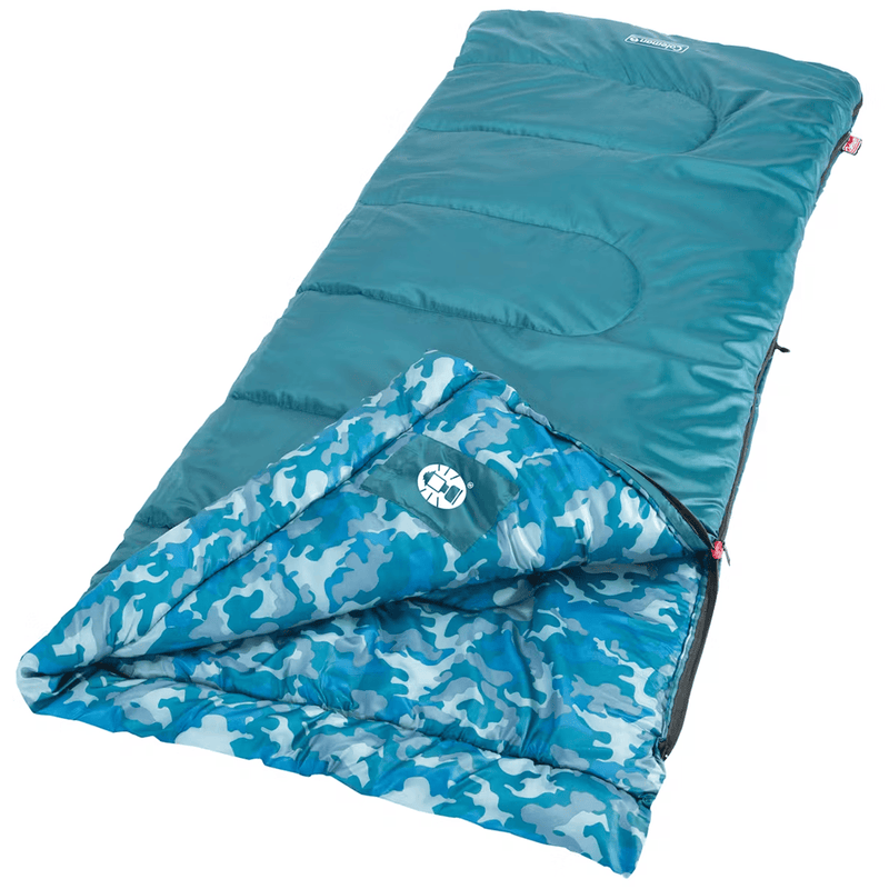 Load image into Gallery viewer, Coleman Kid Camo 45F Degree Sleeping Bag