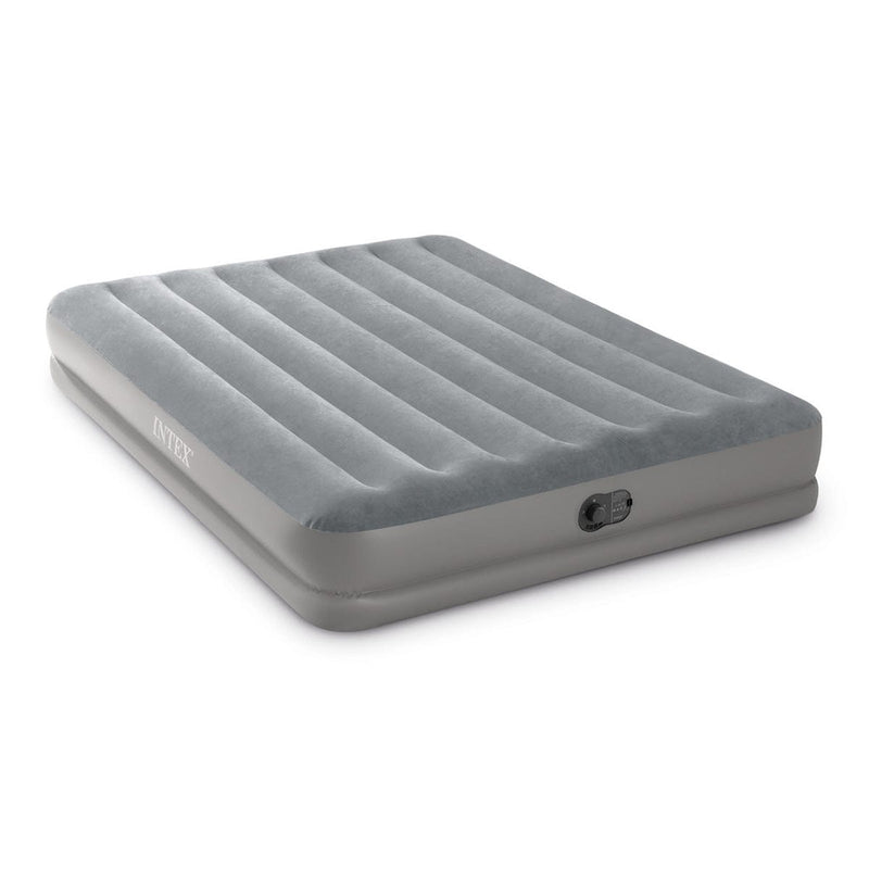 Load image into Gallery viewer, Intex Queen Dura Beam Prestige Airbed w/ Fastfill USB Pump
