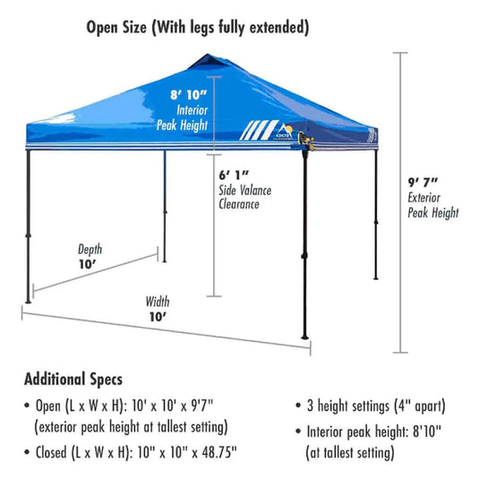 GCI Outdoor LevrUp 10 x 10 Canopy