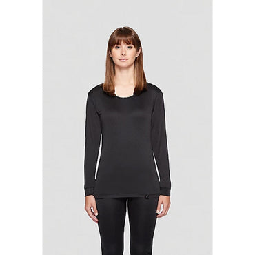 Terramar ThermaSilk CS Pointelle Silk Lightweight Long Sleeve Scoopneck Shirt - Women's