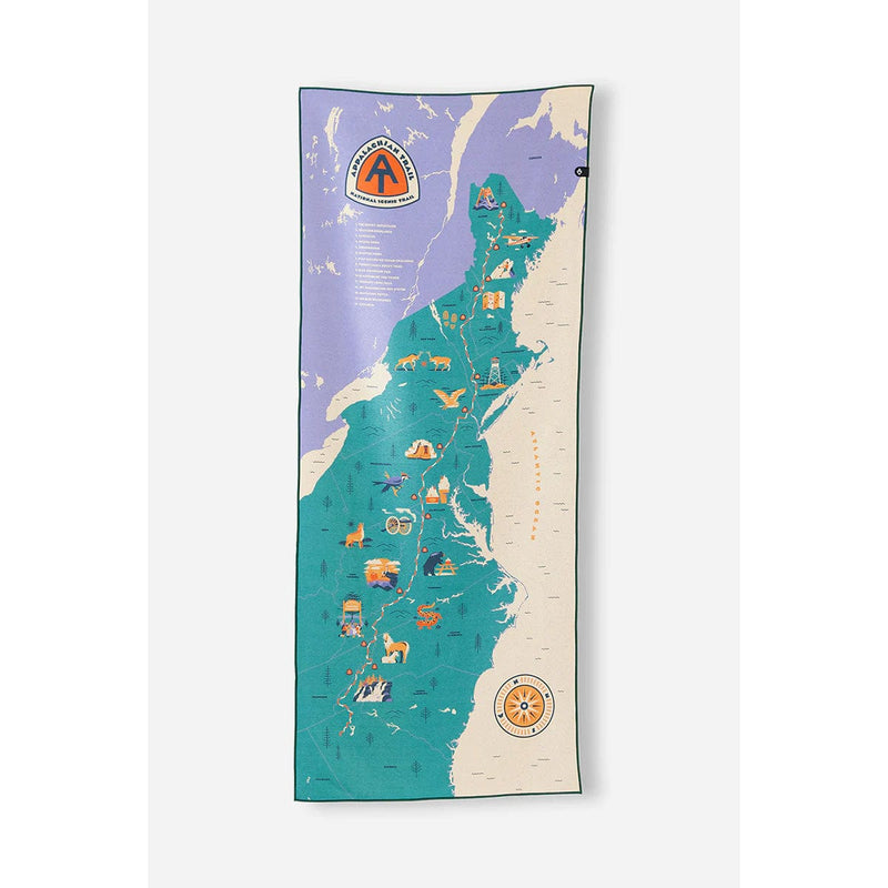 Load image into Gallery viewer, Nomadix Appalachian Trail Map Towel