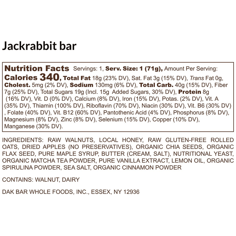 Load image into Gallery viewer, Dak Bar Jackrabbit - Apple, Lemon, Maple & Walnut