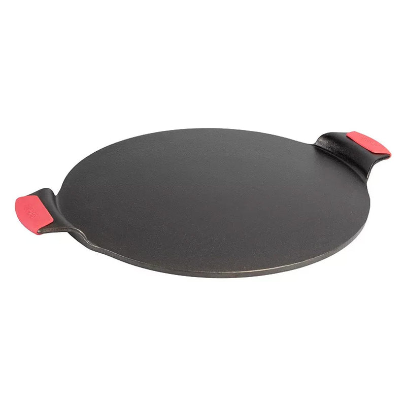 Load image into Gallery viewer, Lodge Cast Iron 15 Inch Pizza Pan w/ Silicone Grips