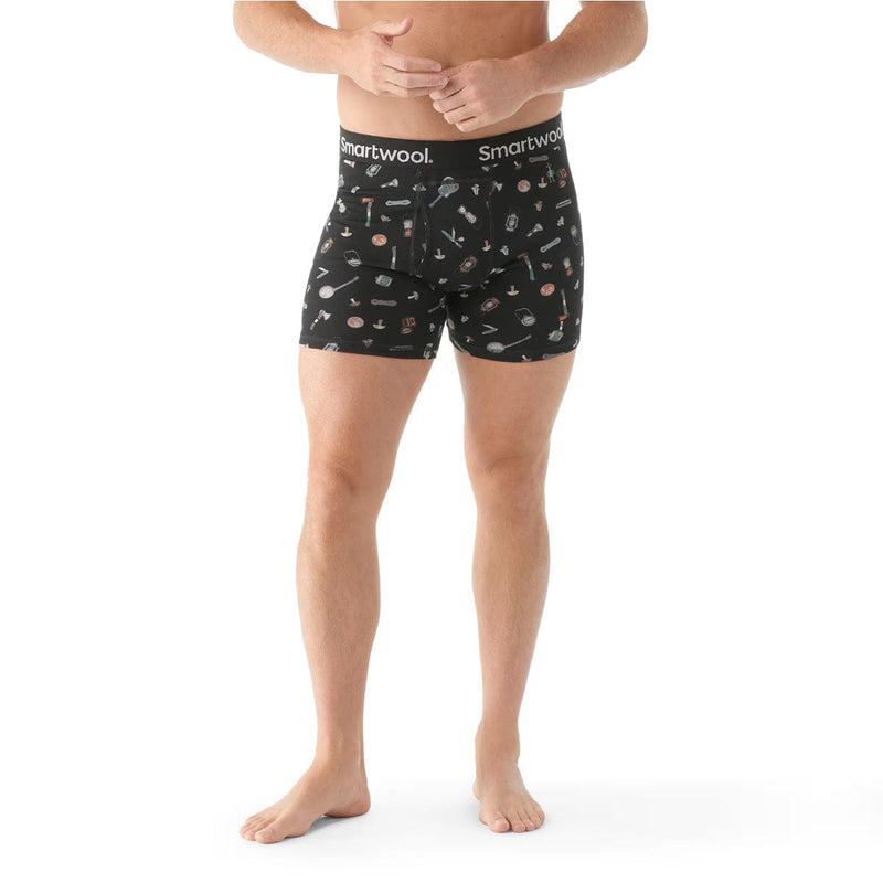 Load image into Gallery viewer, Smartwool Men's Merino Print Boxer Brief Boxed