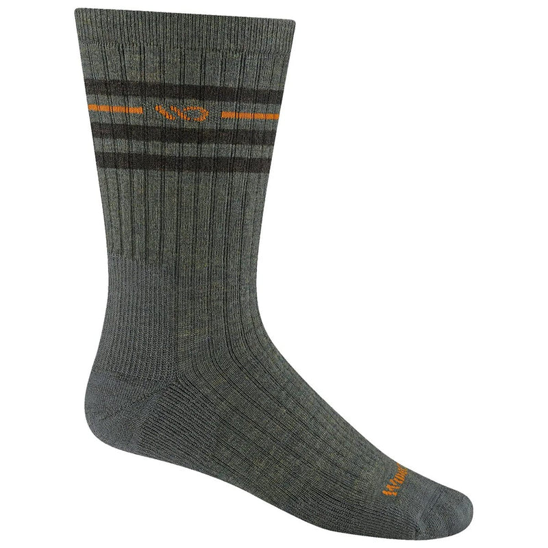 Load image into Gallery viewer, Wide Open by Darn Tough Men's Vintage Stripe Midweight Crew Sock