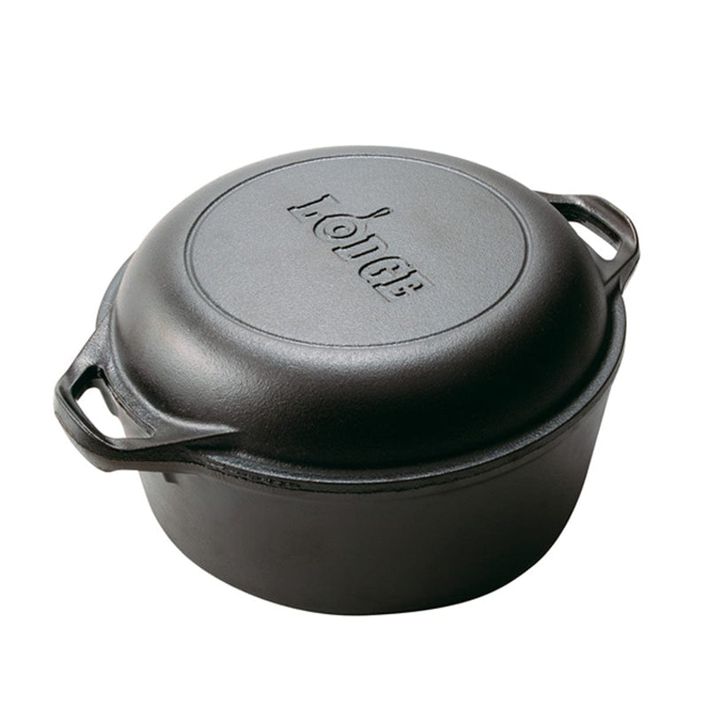 Load image into Gallery viewer, Lodge Cast Iron 5 Quart Cast Iron Double Dutch Oven