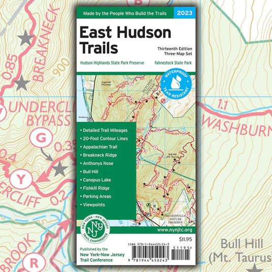 NYNJ Trail Conference Map - East Hudson Trails - NJ