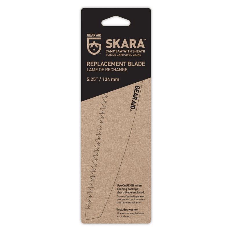 Load image into Gallery viewer, Skara replacement blade packaging with blade illustration on a white background