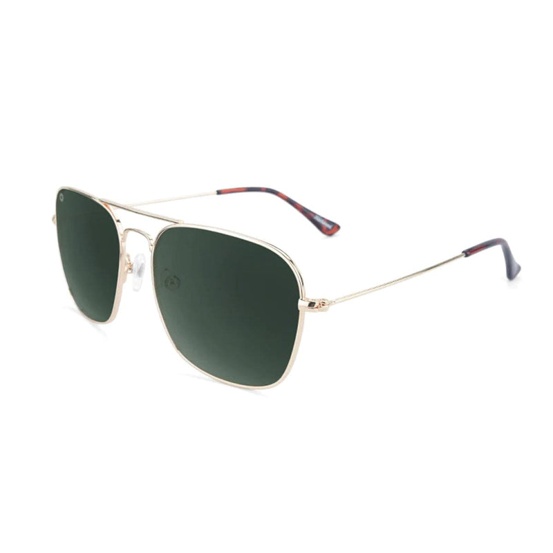 Load image into Gallery viewer, Knockaround Mount Evans Sunglasses - Gold / Aviator Green