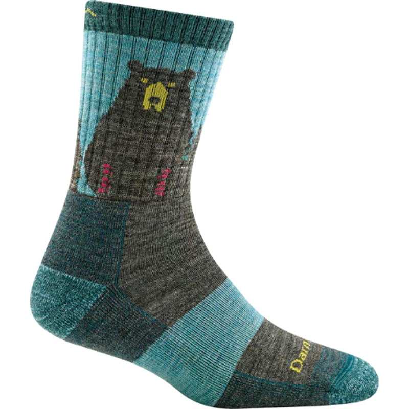 Load image into Gallery viewer, Darn Tough Women&#39;s Bear Town Micro Crew Lightweight Hiking Sock with Cushion
