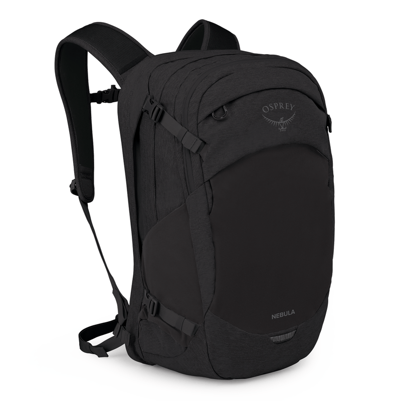 Load image into Gallery viewer, Black Osprey backpack on a white background