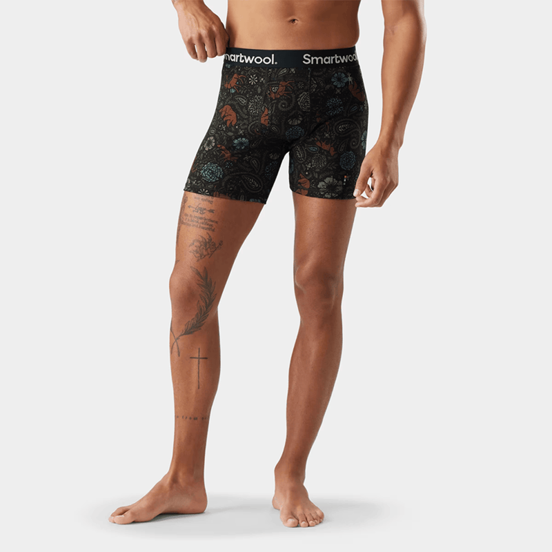 Load image into Gallery viewer, Smartwool Men's Merino Print Boxer Brief Boxed