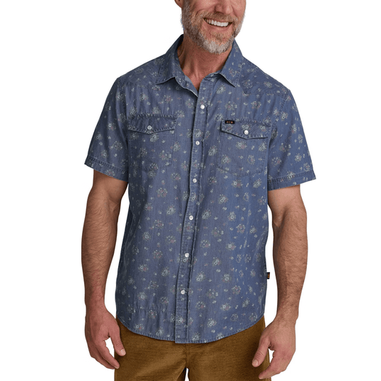 Howler Brothers H Bar B Snapshirt - Bouquets Washed Indigo