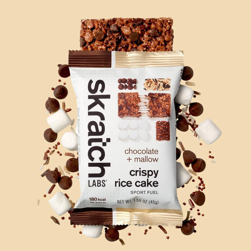 Load image into Gallery viewer, Skratch Labs Chocolate & Mallow Sport Crispy Rice Cake