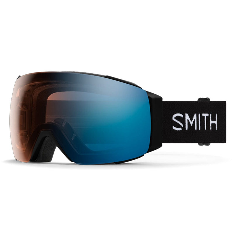 Load image into Gallery viewer, Smith I/O Mag Photochromic Black/ChromaPop Pro Photochromic Blue Mirror/Chromapop Storm Blue Sensor Mirror Snow Goggles