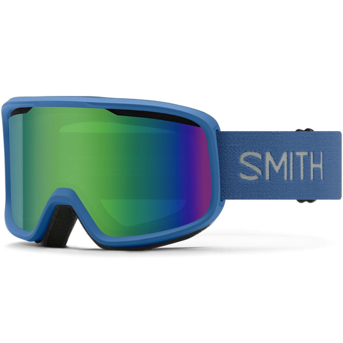 Smith Frontier True Blue/Green Sol-X Mirror Snow Goggles – Campmor Smith Frontier True Blue/Green Sol-X Mirror Snow Goggles – Campmor