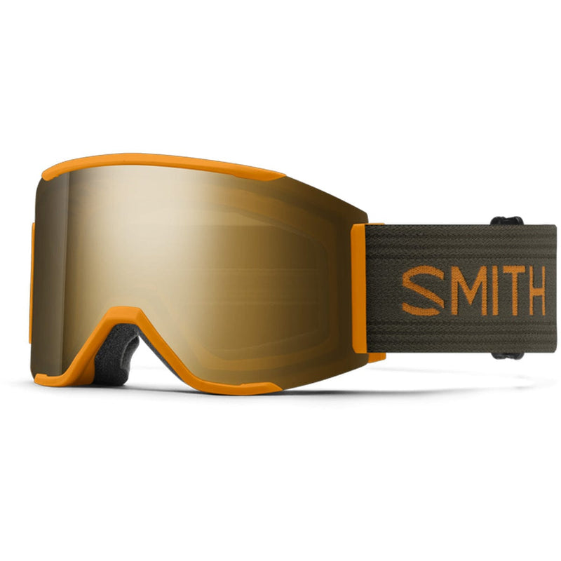 Load image into Gallery viewer, Smith Squad Mag Rust/ChromaPop Sun Black Gold Mirror/Chromapop Storm Blue Sensor Mirror Snow Goggles