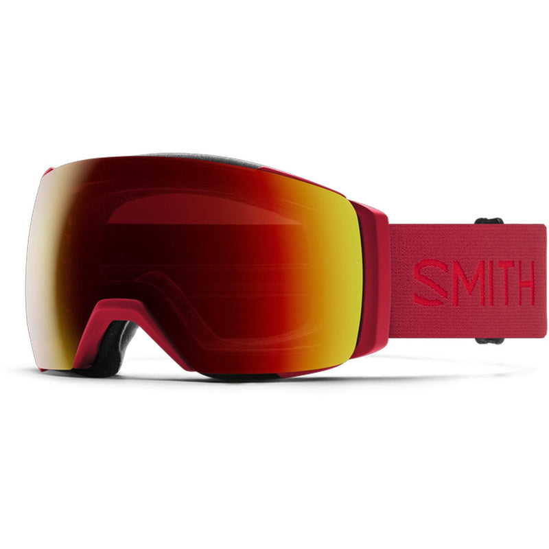 Load image into Gallery viewer, Smith I/O Mag XL Crimson/ChromaPop Sun Red Mirror/Chromapop Storm Yellow Flash Snow Goggles