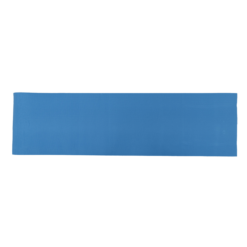 Load image into Gallery viewer, A solid blue rectangular fabric band or strap shown flat against a plain white background.