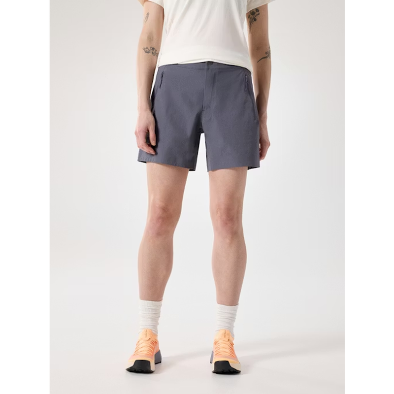 Load image into Gallery viewer, Person wearing gray shorts on a white background