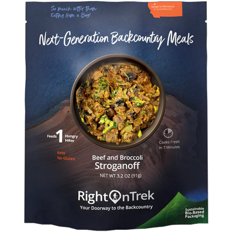 Load image into Gallery viewer, Right On Trek Beef and Broccoli Stroganoff 1-Person