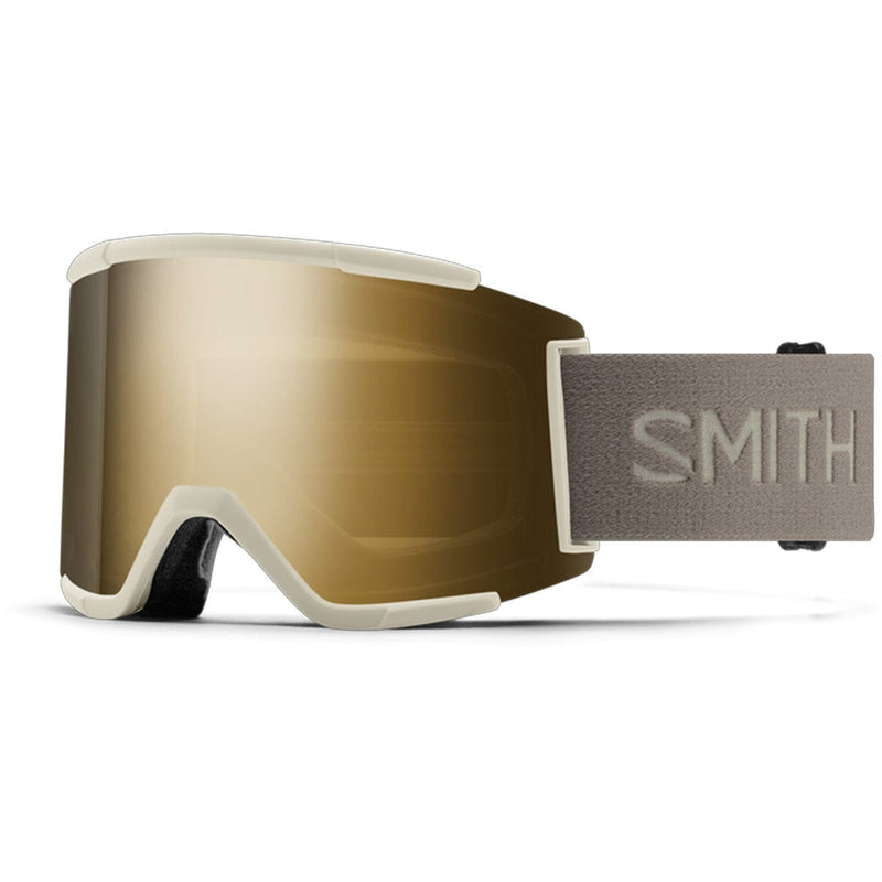 Load image into Gallery viewer, Smith Squad XL Chalk/ChromaPop Sun Black Gold Mirror/Chromapop Storm Blue Sensor Mirror Snow Goggles