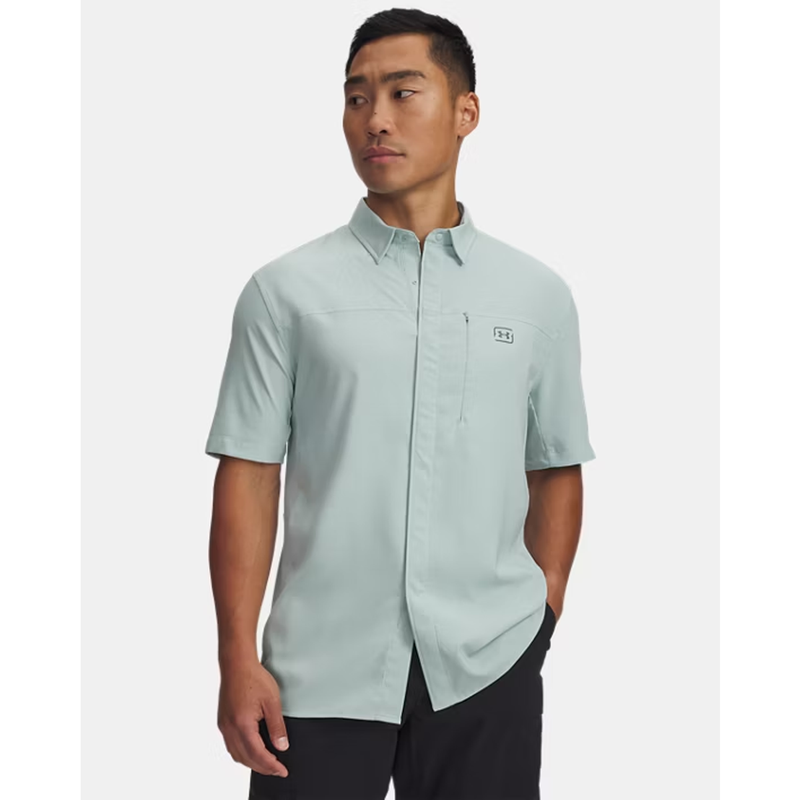 Load image into Gallery viewer, Under Armour Fish Pro Hybrid Woven Men's Short Sleeve