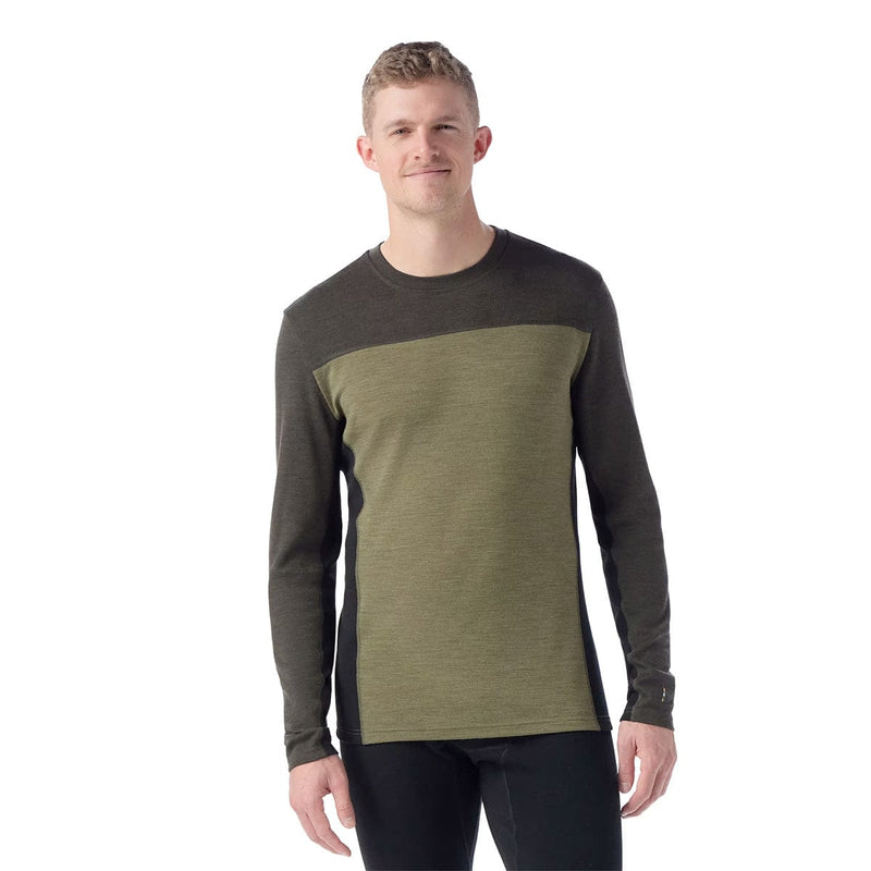 Load image into Gallery viewer, Smartwool Men's Classic Thermal Merino Base Layer Colorblock Crew
