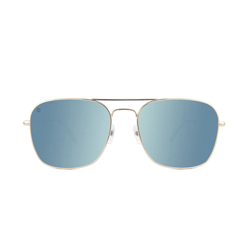 Load image into Gallery viewer, Knockaround Mount Evans Sunglasses - Gold / Sky Blue