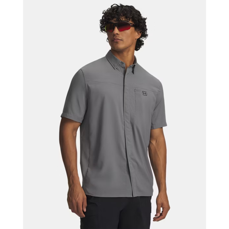 Load image into Gallery viewer, Under Armour Fish Pro Hybrid Woven Men's Short Sleeve