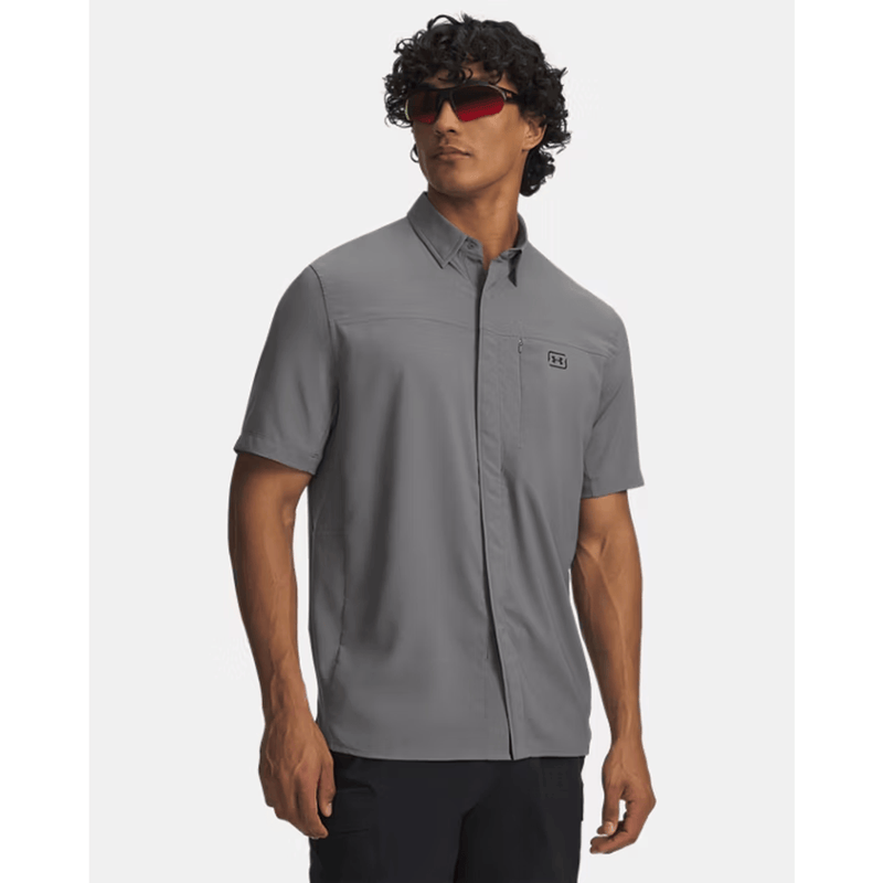 Load image into Gallery viewer, Under Armour Fish Pro Hybrid Woven Men's Short Sleeve