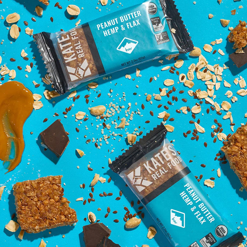 Load image into Gallery viewer, Kate's Peanut Butter Hemp & Flax Bar