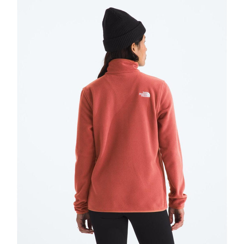 Load image into Gallery viewer, Person wearing a red fleece jacket with a brand logo on the back, standing against a white background.