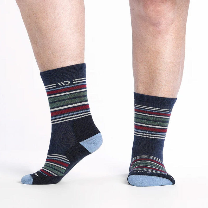 Load image into Gallery viewer, Wide Open by Darn Tough Men's Multi Stripe Midweight Micro Crew Sock
