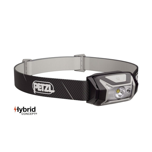 Headlamp with Petzl logo on a white background