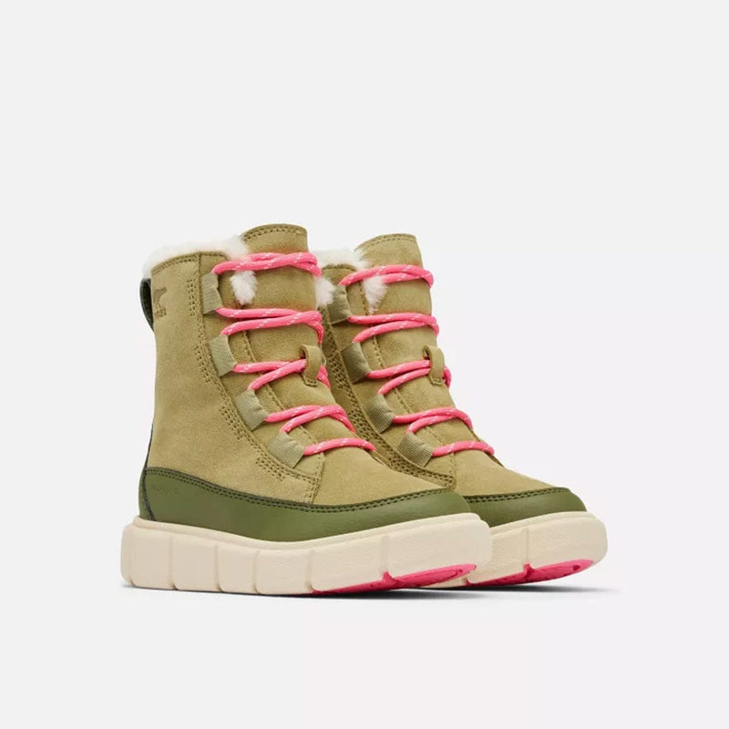 Load image into Gallery viewer, Sorel Youth Sorel Explorer III Lace Waterproof