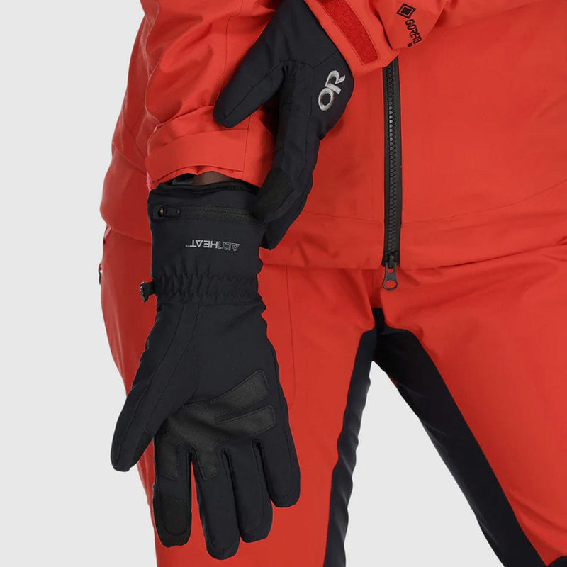 Load image into Gallery viewer, Outdoor Research Women's Sureshot Heated Softshell Gloves