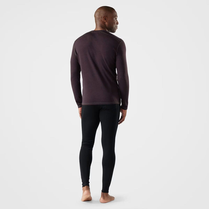 Load image into Gallery viewer, Man wearing a dark long-sleeve shirt and black pants on a white background