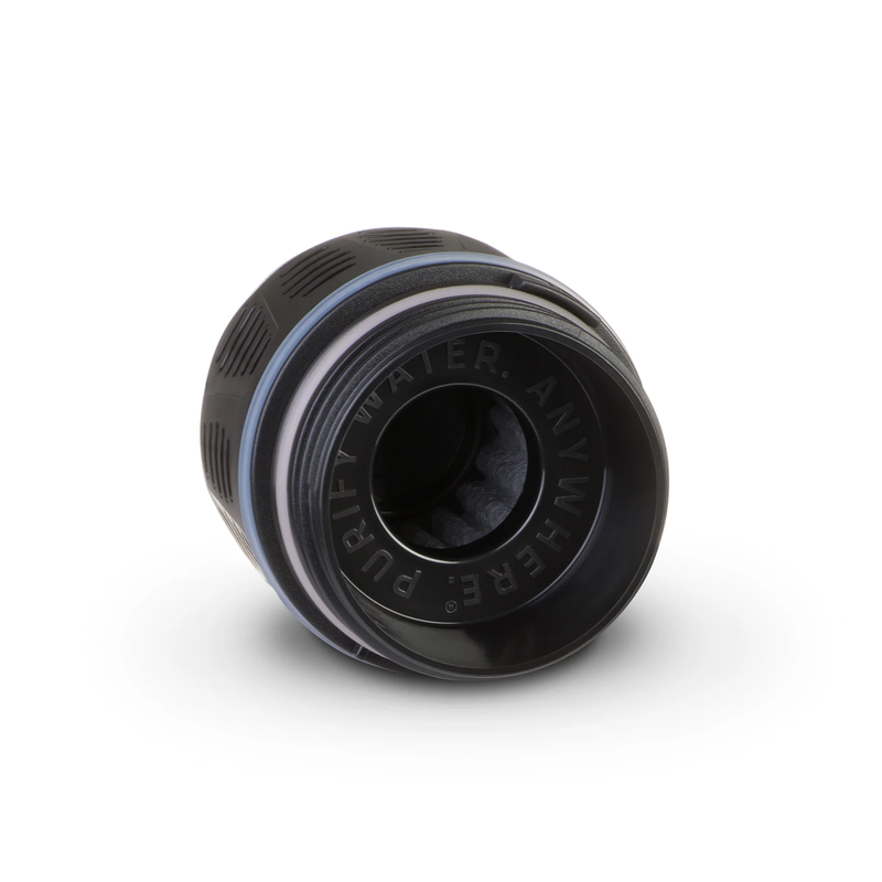 Load image into Gallery viewer, Black water filter on a white background