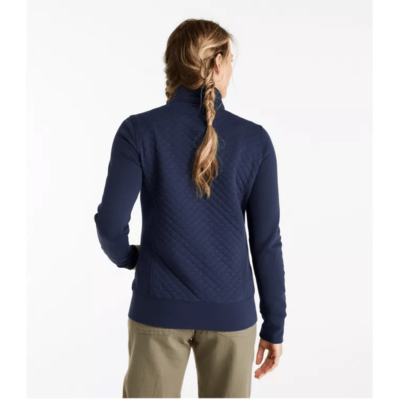 Load image into Gallery viewer, L.L. Bean Quilted Full-Zip Sweatshirt Women's Regular