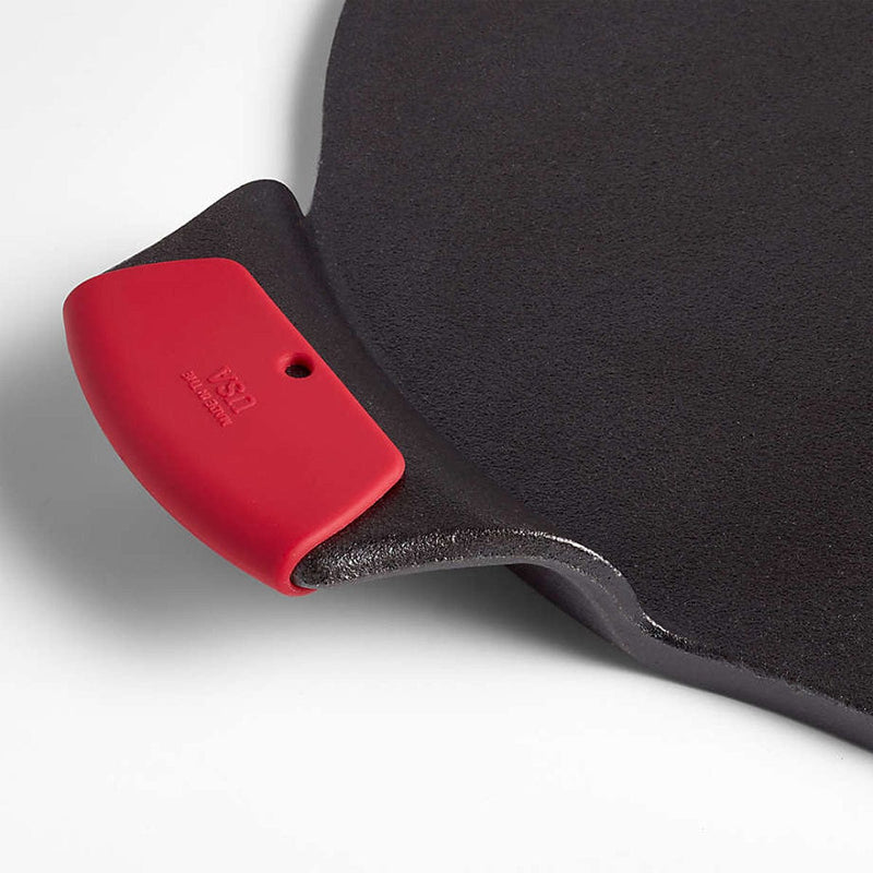 Load image into Gallery viewer, Lodge Cast Iron 15 Inch Pizza Pan w/ Silicone Grips