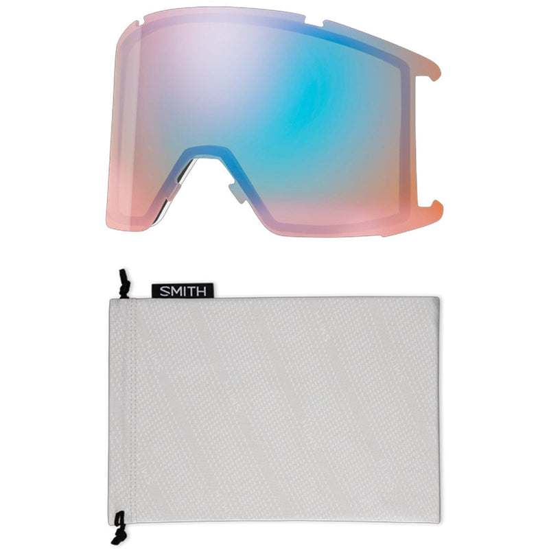 Load image into Gallery viewer, Smith Squad XL Lunar Fog Mind Expanders/ChromaPop Sun Black/Chromapop Storm Blue Sensor Mirror Snow Goggles
