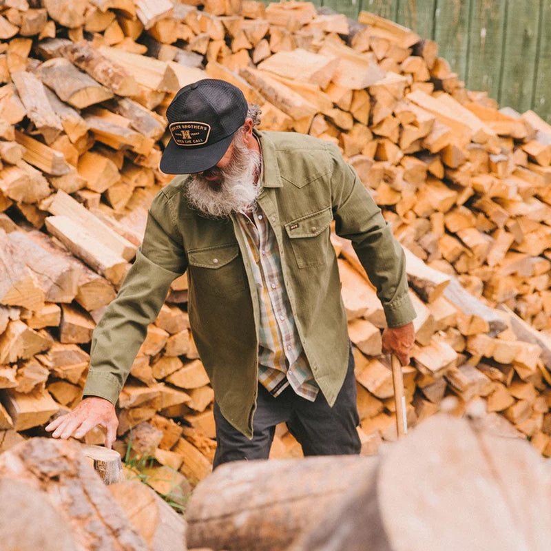 Load image into Gallery viewer, Howler Brothers Sawhorse Work Shirt - Cypress
