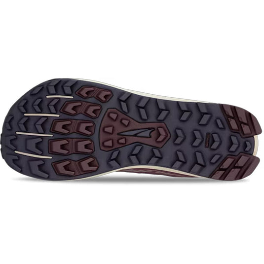 Close-up of a shoe sole with a textured pattern on a white background