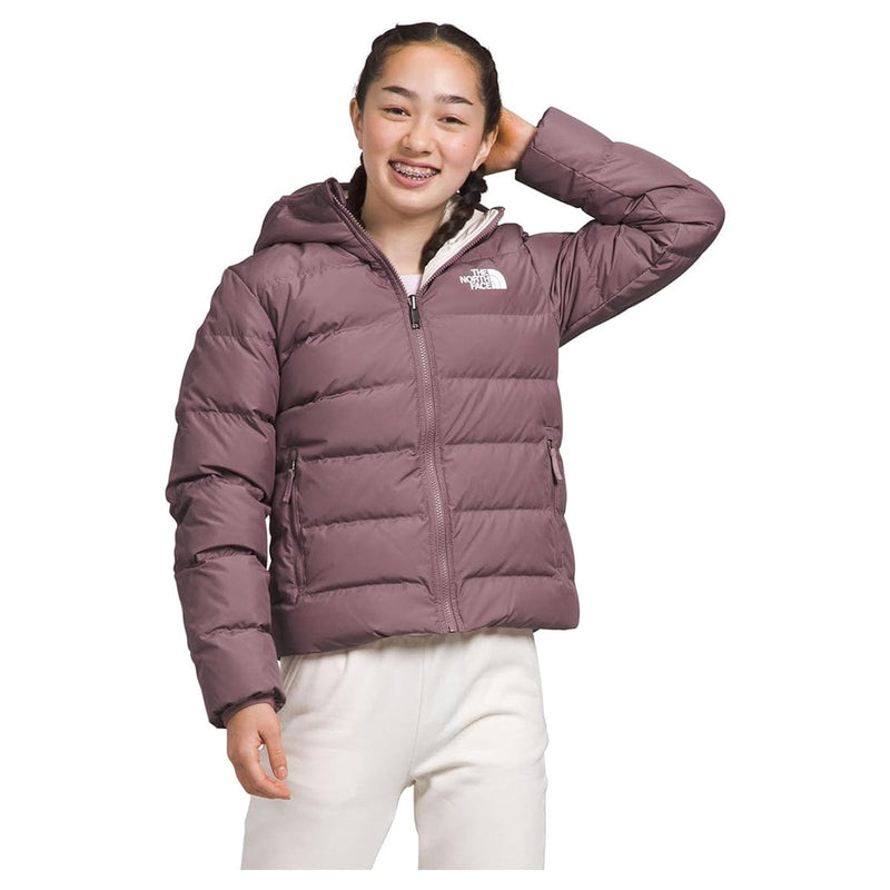 Load image into Gallery viewer, The North Face Girls' Reversible North Down Hooded Jacket