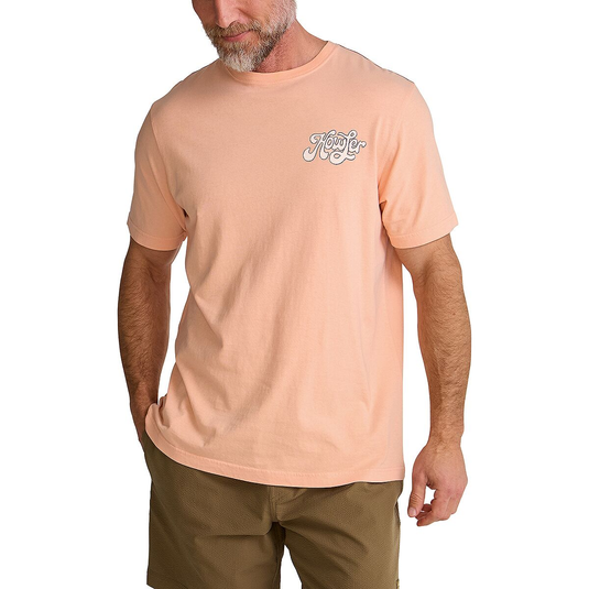 Howler Brothers Cotton T-Shirt - Irie Paradise-Coral