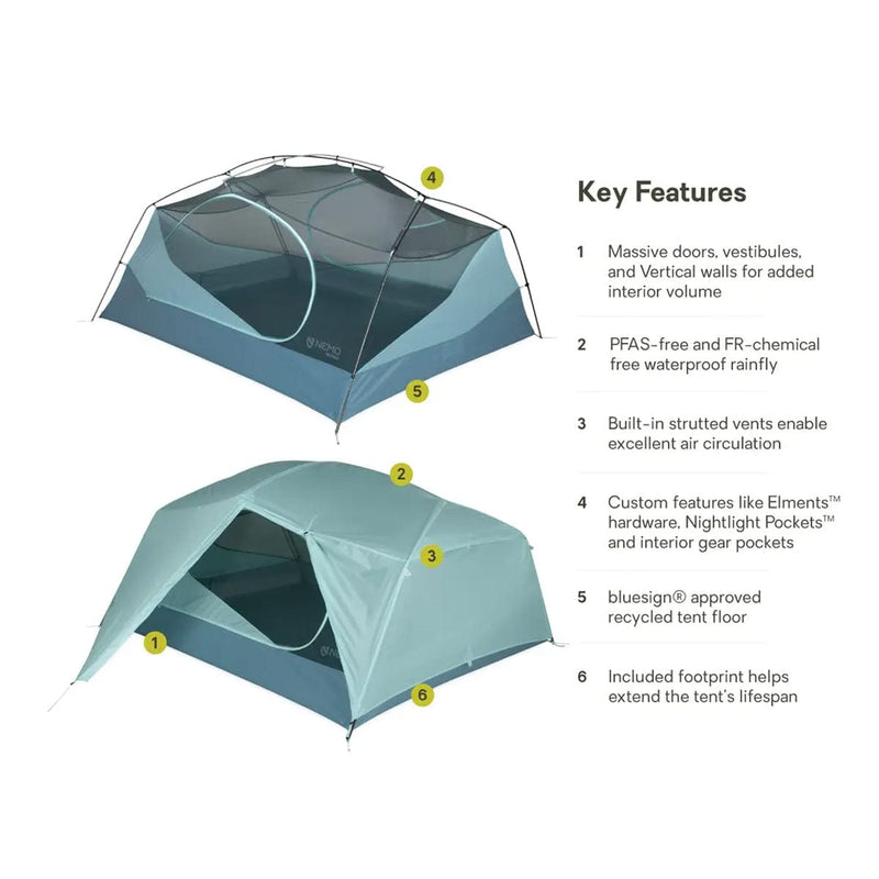 Load image into Gallery viewer, Nemo Aurora 3 Person Tent & Footprint